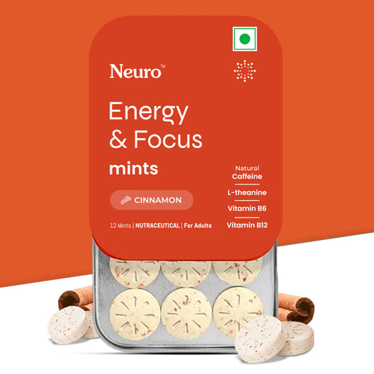 Neuro Energy & Focus Caffeine Mints - Chinnamon (Mints)