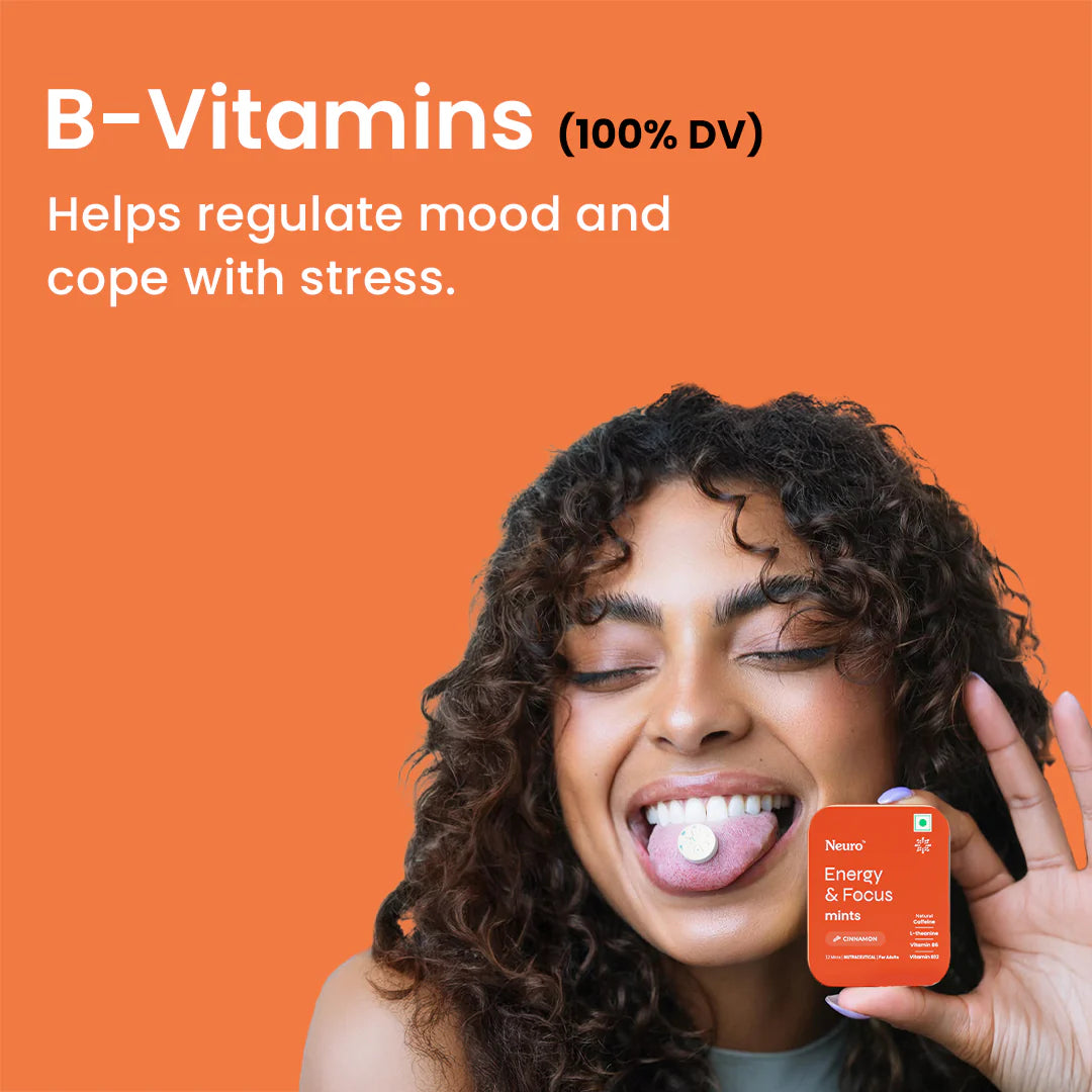 Neuro Energy & Focus Caffeine Mints - Chinnamon (Mints)