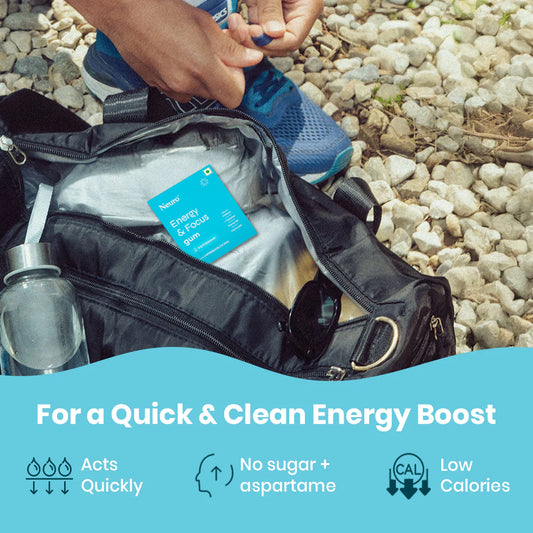 Neuro Energy & Focus Caffeine Gums - Peppermint (Gums)