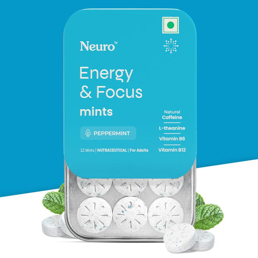 Neuro Energy & Focus Caffeine Mints - Peppermint (Mints)