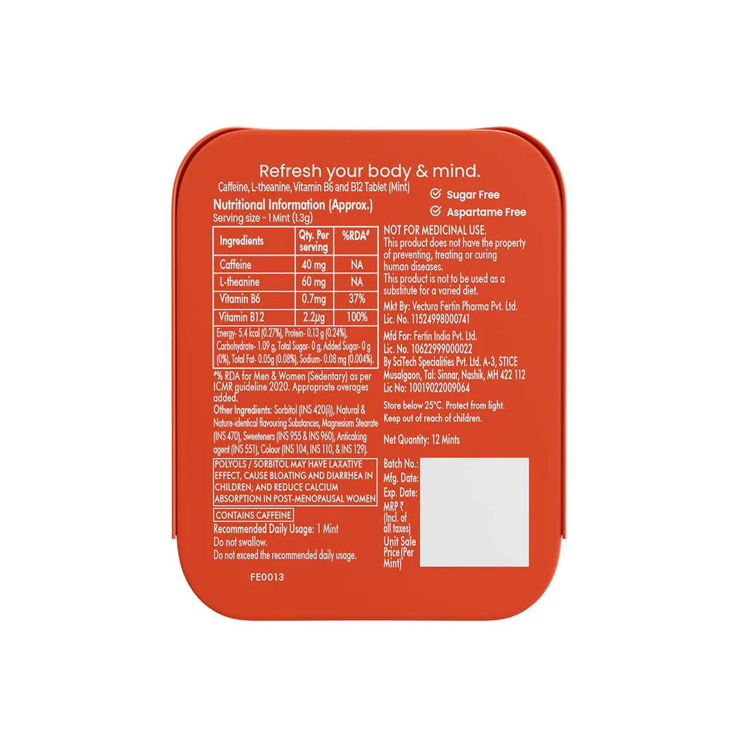 Neuro Energy & Focus Caffeine Mints - Chinnamon (Mints)